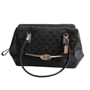 Coach Madison No. 25638 Op Art Signature Satchel Bag